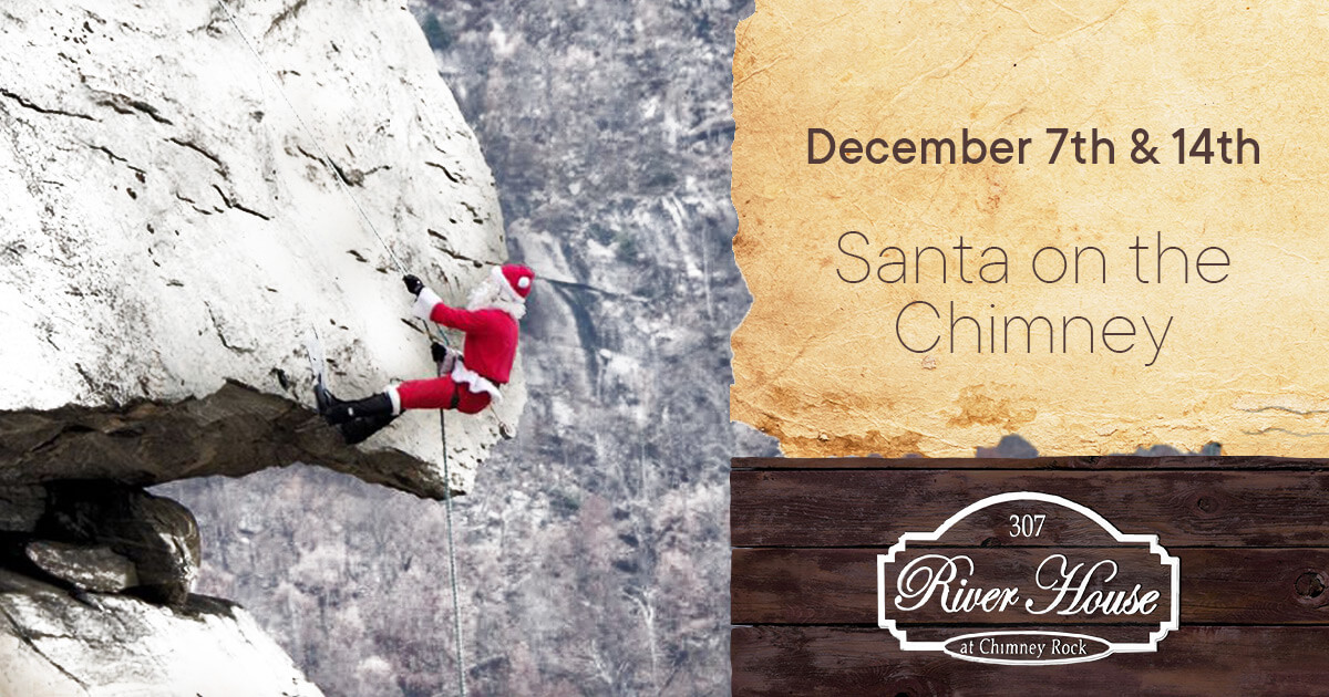 Santa on the Chimney December 7th 14th
